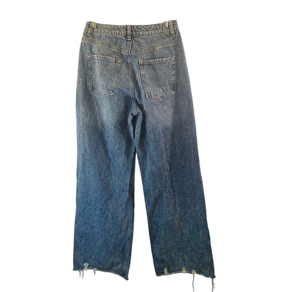 GARAGE Women’s Distressed Street Wide Jeans / Size: 5-W27 - Picture 2 of 9